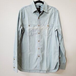NWT Civilianaire Utility Shirt 100% Cotton Ultra Light Wash